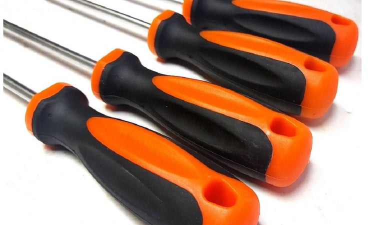 Set 4 Pz Cacciaviti Torx Extra Lunghi Con Punta Magnetica 600 Mm T20 T25 T30 T40