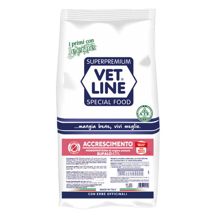 Vet Line mangime secco linea Accrescimento bufalo