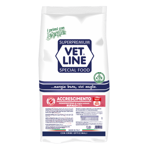 Vet Line mangime secco linea Accrescimento bufalo