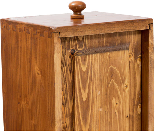 Biscottini Biscottini Mobile Porta TV Country Legno Massello Tiglio Noce 129x40x60 Made