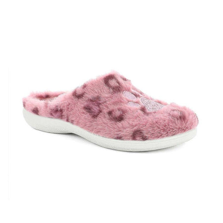 INBLU Pantofola leopardata con zampina EC97