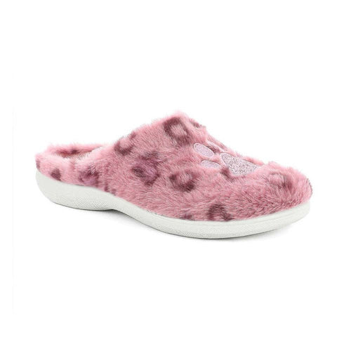INBLU Pantofola leopardata con zampina EC97