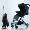 Passeggino Ultraleggero Chiusura Facilitata Salvaspazio Portata 15 kg Nero