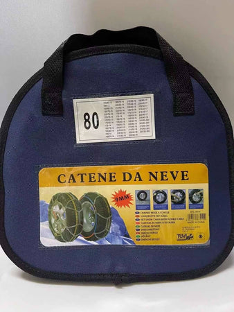 Catene Da Neve Per Auto Gruppo 80 Pneumatici Facili Da Montare Omologate