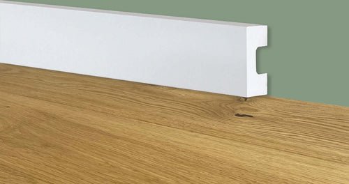 170ml-bancale-di-Battiscopa-SQUADRATO-BIANCO-Passacavo-bassissimo-25x13x2000mm-in-POLIMERI