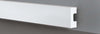 170ml-bancale-di-Battiscopa-SQUADRATO-BIANCO-Passacavo-bassissimo-25x13x2000mm-in-POLIMERI
