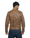U05 - Biker Uomo Cuoio in vera pelle
