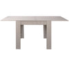 Tavolo da Pranzo Quadrato 90x90cm Allungabile a 180cm Apertura a Libro Tortora