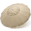 Ombrellone Mare Spiaggia Giardino 220cm Alluminio 16 Stecche con Custodia Air Vent Beige