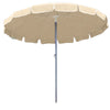 Ombrellone Mare Spiaggia Giardino 220cm Alluminio 16 Stecche con Custodia Air Vent Beige