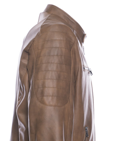 U05 - Biker Uomo Cuoio in vera pelle