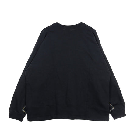 Nike Felpa Leggera Girocollo Donna W Sportswear Crew Earth Day French Terry Black/white da donna