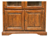 Biscottini Vetrina Country Biscottini legno massello tiglio noce 120x37x197 arredamento