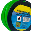 Filo Per Decespugliatore Quadrato 5 Mm Bobina 100mt Taglaerba Cavo Matassa Verde