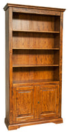 Biscottini Libreria massello tiglio noce Biscottini 108x38x211 Made Italy Arredo Country
