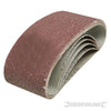 Nastri abrasivi 75 x 457mm in ossido di alluminio per levigatrici a nastro offerta silverline Silverline