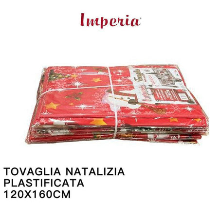 Tovaglia Copritavolo Natale Plastificata Antimacchia Varie Fantasie Mis. 120X160
