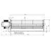 Ventola tangenziale TRIAL THS27B6-019 stufe a pellet 14706096