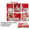 Tovaglia Copritavolo Natale Plastificata Antimacchia Varie Fantasie Mis. 120X230