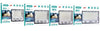 FARO Faretto LED SMD 100W 200W 300W 500W Slim ESTERNO ip66 luce fredda 100lm/W