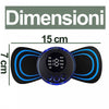 Massaggiatore Cervicale Elettrostimolatore Mini Portatile Massaggio Collo