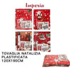 Tovaglia Copritavolo Natale Plastificata Antimacchia Varie Fantasie Mis. 120X190