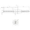 Resistenza accensione per stufe a pellet in ceramica 14701065