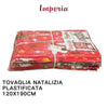 Tovaglia Copritavolo Natale Plastificata Antimacchia Varie Fantasie Mis. 120X190