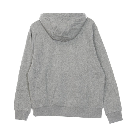 Nike Felpa Leggera Cappuccio Uomo Sportswear Club Hoodie Dk Grey Heather/matte Silver/white da uomo