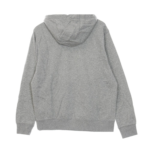 Nike Felpa Leggera Cappuccio Uomo Sportswear Club Hoodie Dk Grey Heather/matte Silver/white da uomo