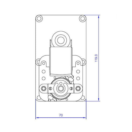 Motoriduttore Mellor FB1330 stufe a pellet 14702011