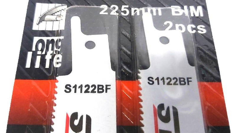 Set 2 Pz Lama Da 225 Mm Per Sega Seghetto A Gattuccio Per Metallo Ferro Similari