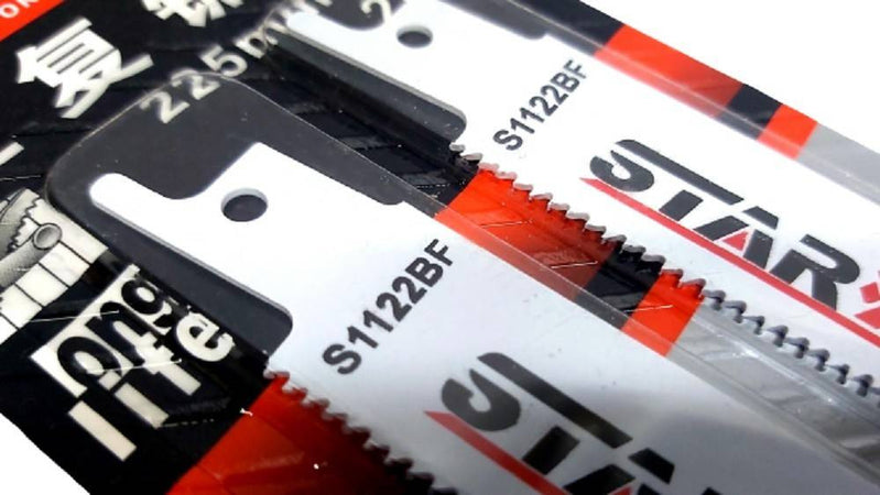 Set 2 Pz Lama Da 225 Mm Per Sega Seghetto A Gattuccio Per Metallo Ferro Similari