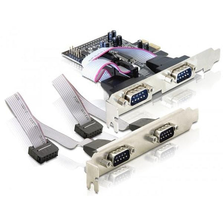 Scheda PCI Express 4 Porte Seriali RS-232