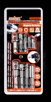 Set 9 Pz Adattatori Per Bussola 1/4 3/8 1/2 Per Avvitatore Trapano Sdy-96032