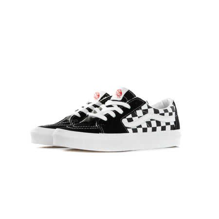 VANS Scarpa Bassa Uomo Sk8-low (canvas/suede) Black/checkerboard da uomo