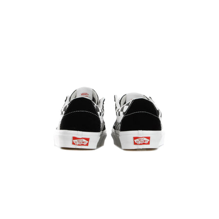 VANS Scarpa Bassa Uomo Sk8-low (canvas/suede) Black/checkerboard da uomo