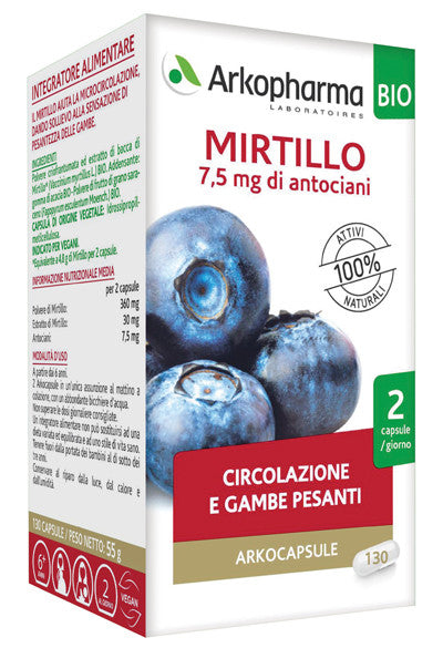Arko capsule mirtillo 40 capsule bio