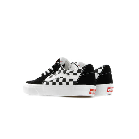 VANS Scarpa Bassa Uomo Sk8-low (canvas/suede) Black/checkerboard da uomo