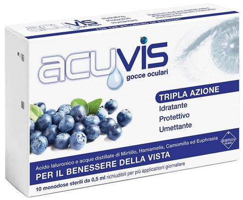 Acuvis gocce ocul 10fl 0,5ml
