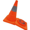 Cono Telescopico Stradale Altezza 45cm Base 24x24cm Pieghevole Auto Camper Camion