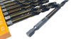 Set 13 Punte Esagonale Trapano Avvitatore Inserti Titanio Attacco 1/4 1,5-6,5mm