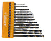 Set 13 Punte Esagonale Trapano Avvitatore Inserti Titanio Attacco 1/4 1,5-6,5mm