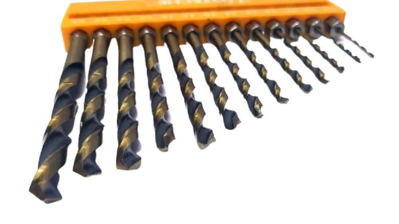 Set 13 Punte Esagonale Trapano Avvitatore Inserti Titanio Attacco 1/4" 1,5-6,5mm