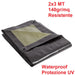 Telo Copertura Impermeabile 2x3mt Resistente Polietilene 140gr Protezione UV