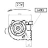 Ventola tangenziale FERGAS 4M4976 stufe a pellet 14706034