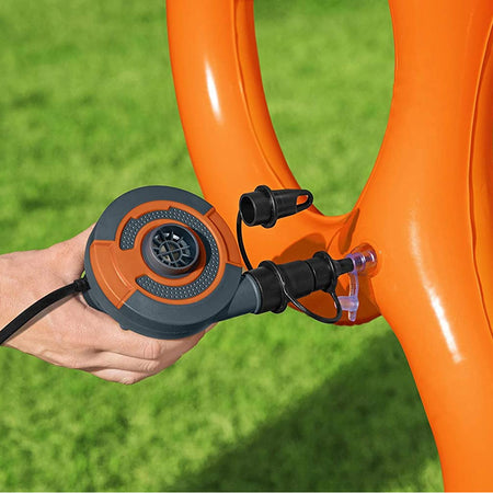 Pompa Gonfiaggio Elettrica 12V Bestway con 3 Adattatori Presa Auto e Casa