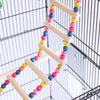 Voliera Gabbia per Uccelli Pappagalli con Giochi e Doppia Apertura 99cm