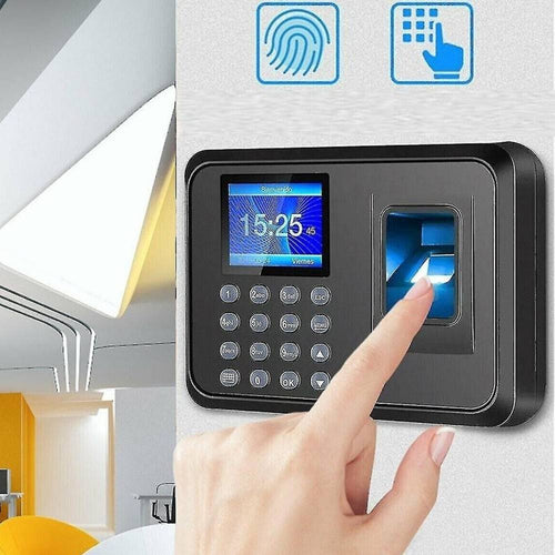 Marcatempo Impronte Digitali In Italiano Biometrico Controllo Accessi Lettore
