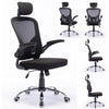 Sedia Ufficio Ergonomica con Schienale Alto Poggiatesta e Braccioli Regolabili